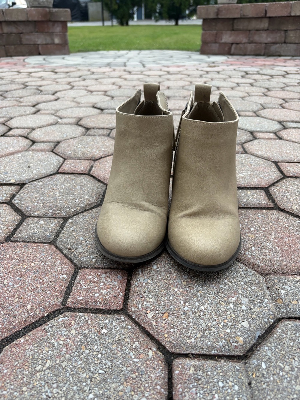 torrid Taupe Ankle Boots 8.5 WW